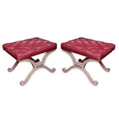 Pair of Hollywood Regency Benches By Dorothy Draper