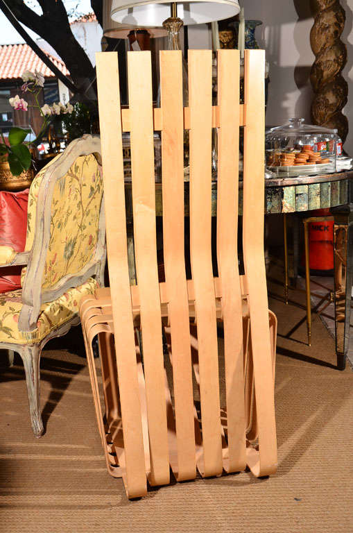 High Sticking Chair by Frank Gehry for Knoll 1