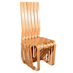 Vintage High Sticking Chair by Frank Gehry for Knoll