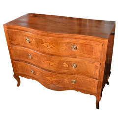 Louis XV Three Drawer Commode