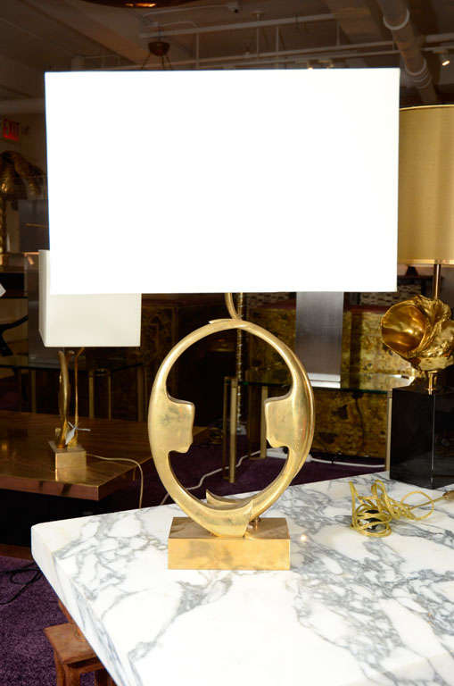 Willy Daro pair of Bronze Table lamps