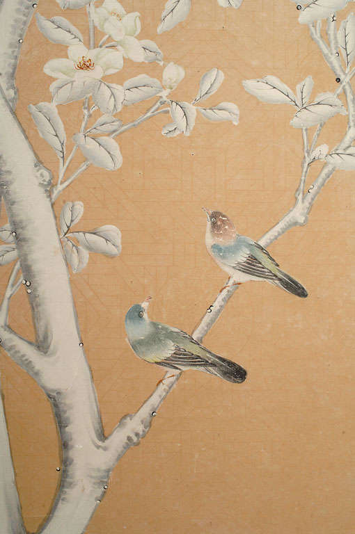 Framed Gracie Wallpaper Panels c.1950 at 1stDibs