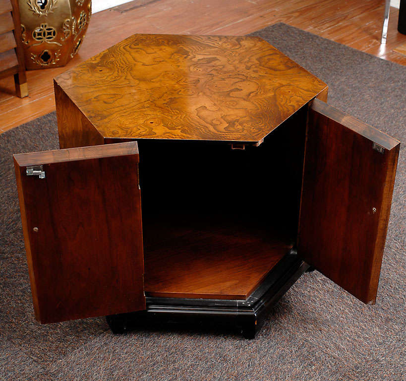 Pair of Burled Wood Tables