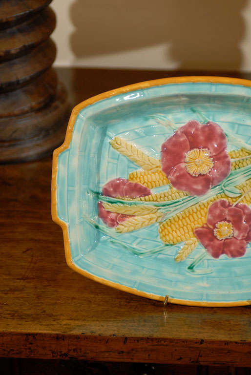 British English Wedgwood Majolica Rare Platter