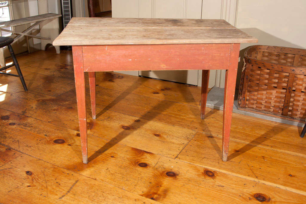 19th c. American Scrubbed top Farm Table