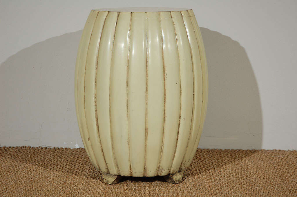 20th Century Chinese Barrel Stool/Table