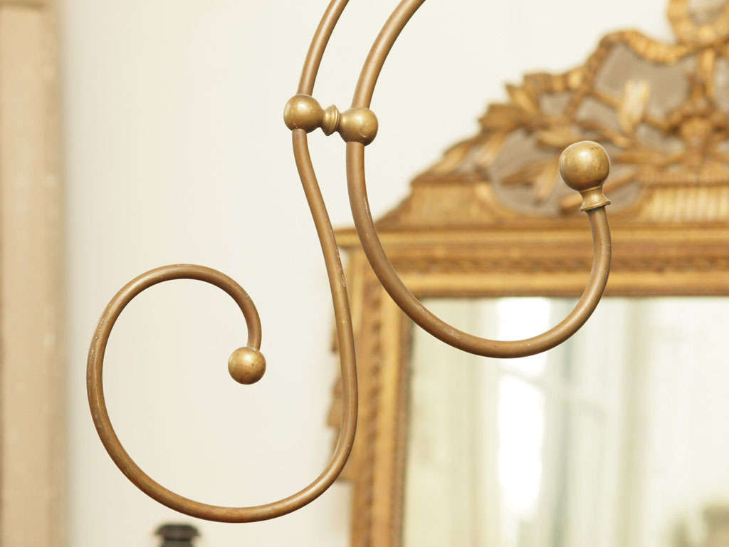 brass baby cradle