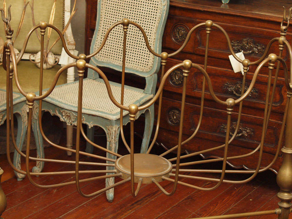 Brass bassinet or cradle 1