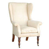 19thC SCOTTISH WING CHAIR