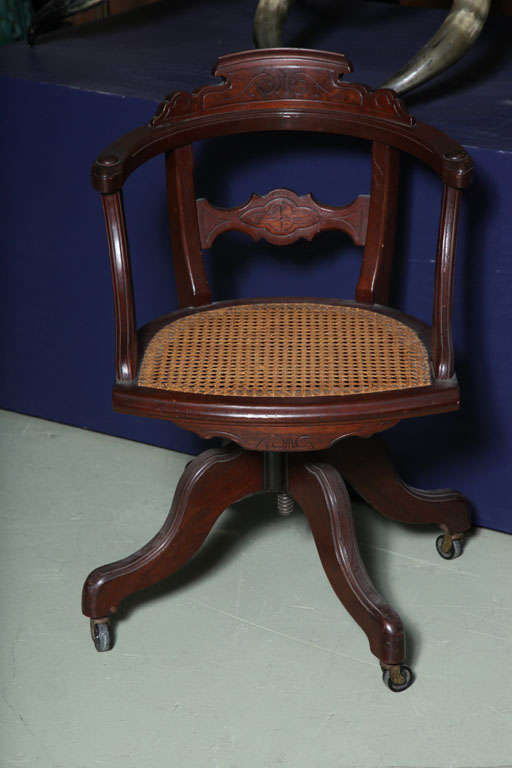 Rare East lake Rotating Arm Chair