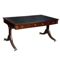 Refined Neo Classic Regency Style Table Desk