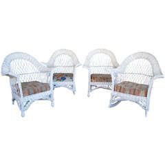 Antique Bar Harbor Wicker Chairs