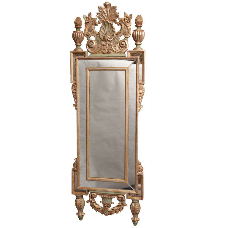 Very Tall and Narrow Form Italian Wall Mirror at 1stDibs very narrow