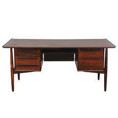 Danish Rosewood Pagoda Desk