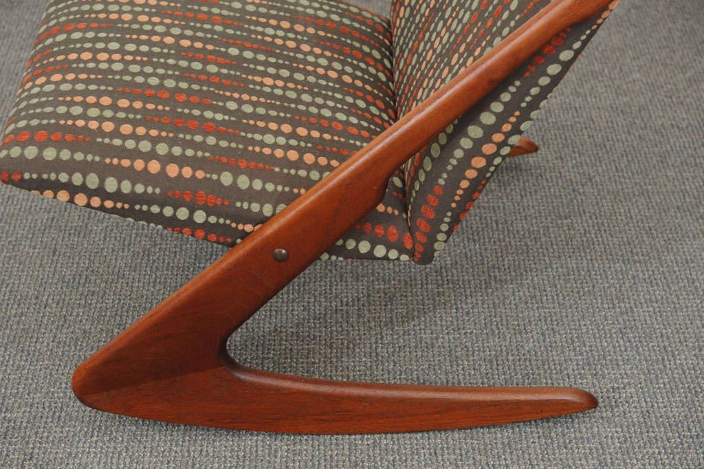 20th Century Teak Adrian Pearsall Rocking Chair