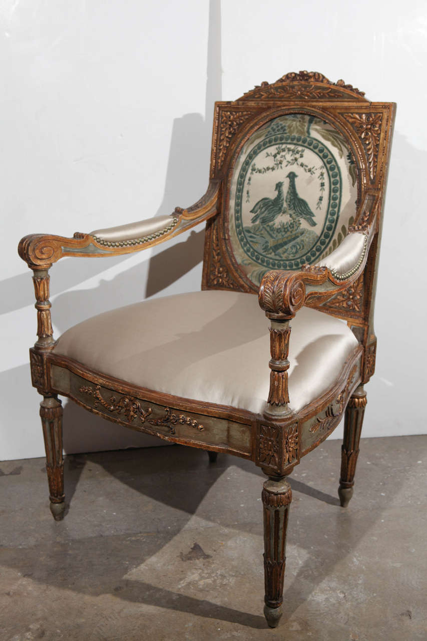 18th Century and Earlier 18th Century Louis XVI Armchair