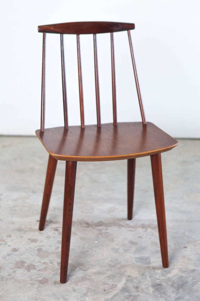 Set of Four Tapiovaara Dining Chairs