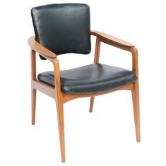 fauteuil de salon en teck Sigvard Bernadotte des années 1950 pour la France & Daverkosen