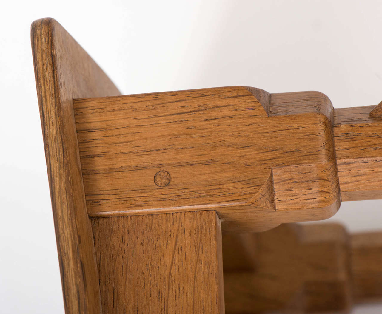 Mid-20th Century Robert Mouseman Thompson Oak Dish Top stool