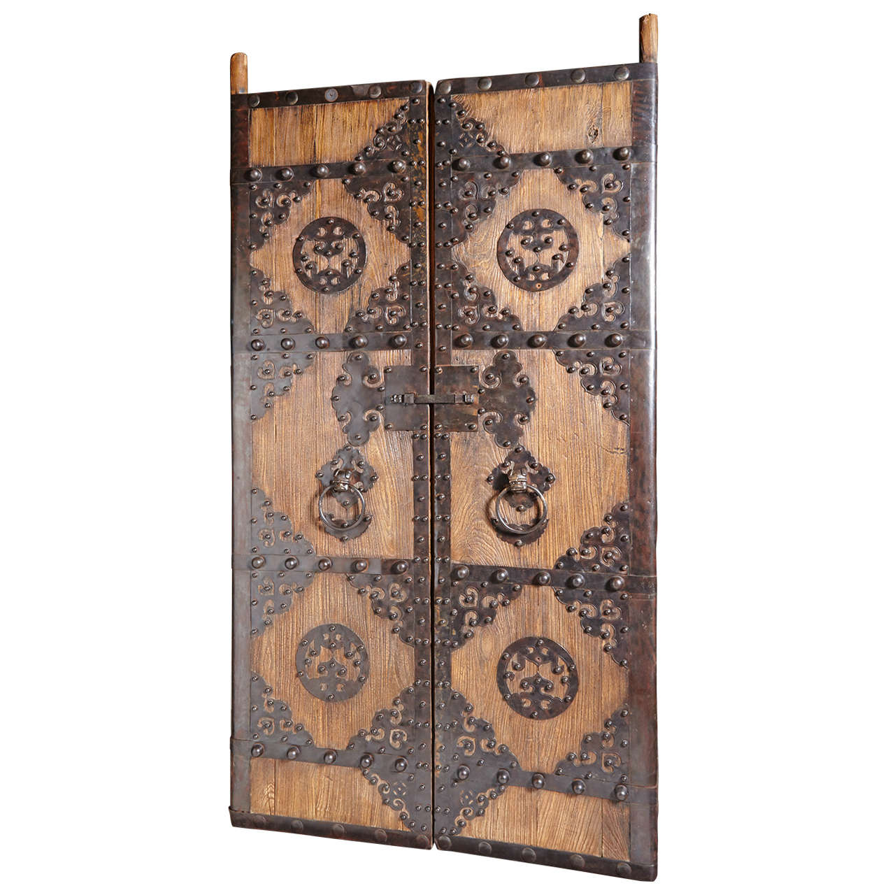 Pair of Chinese Wood Doors