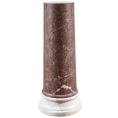 Marble Column Pedestals on Marble Bases
