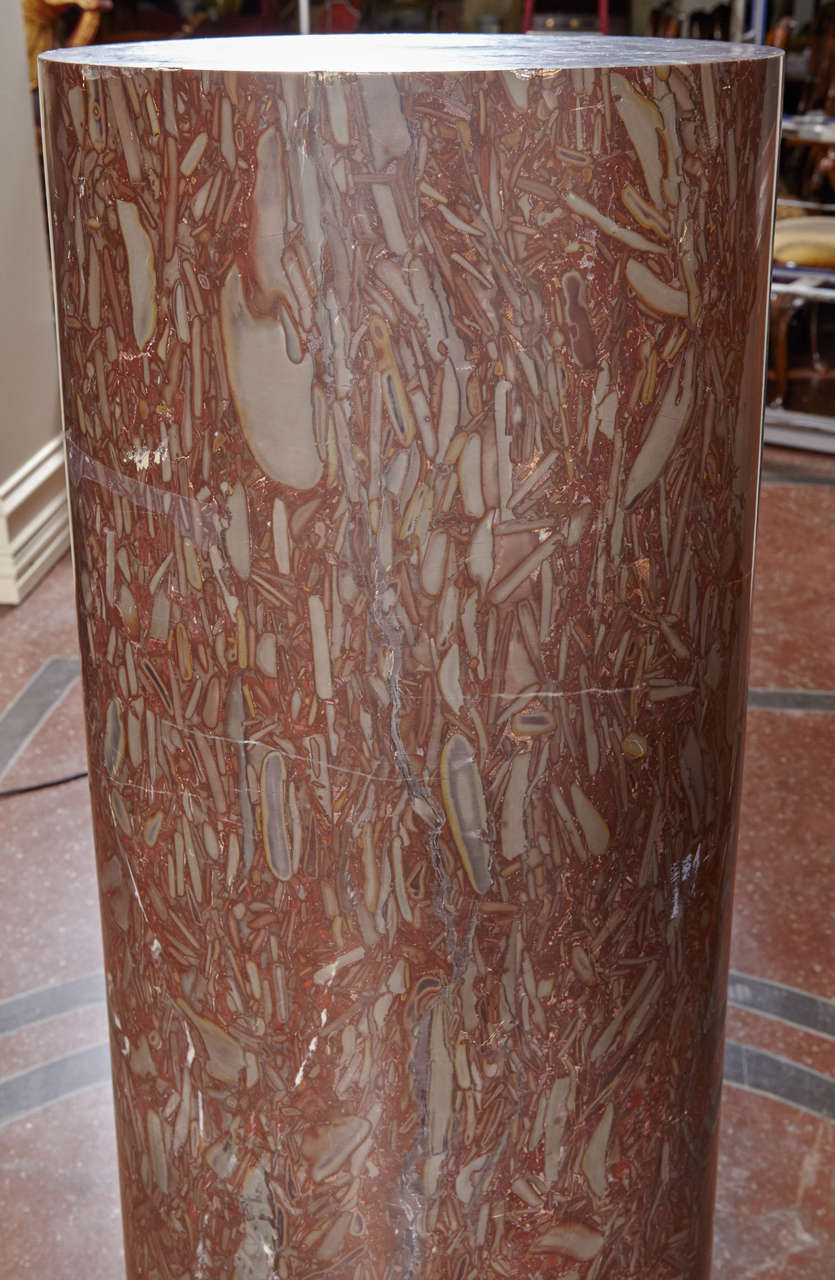 Marble Column Pedestals on Marble Bases 2