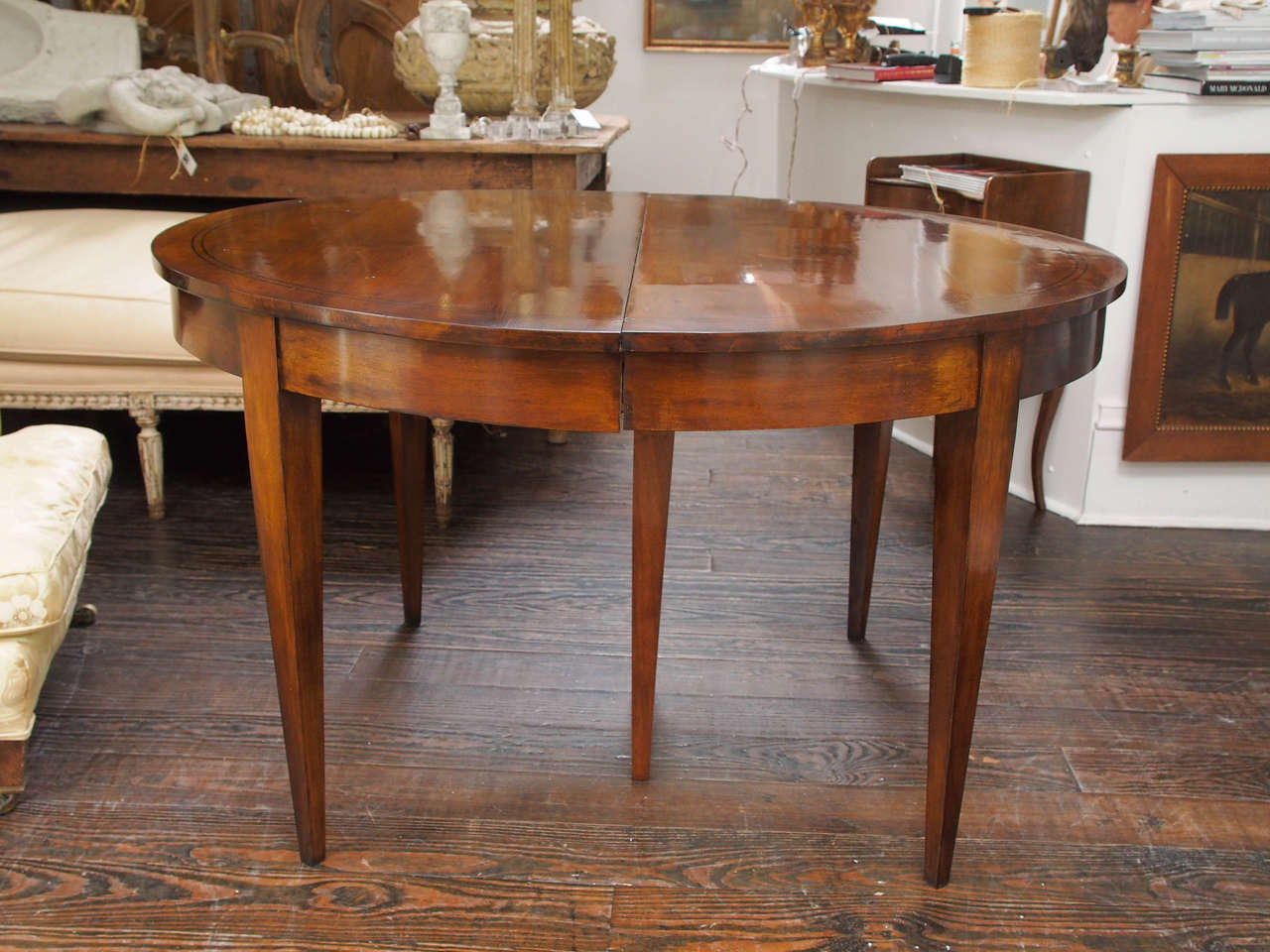 Fruitwood 19th Century Directoire Dining Table