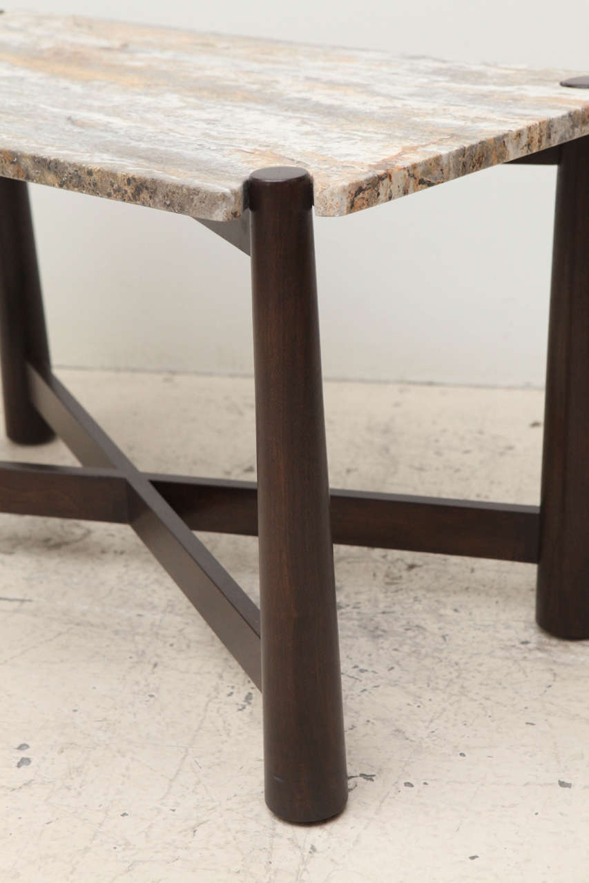 Contemporary Bronson Side Table by Lawson-Fenning