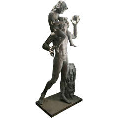 Life-Size Bronze of a Nude Bacchus 11