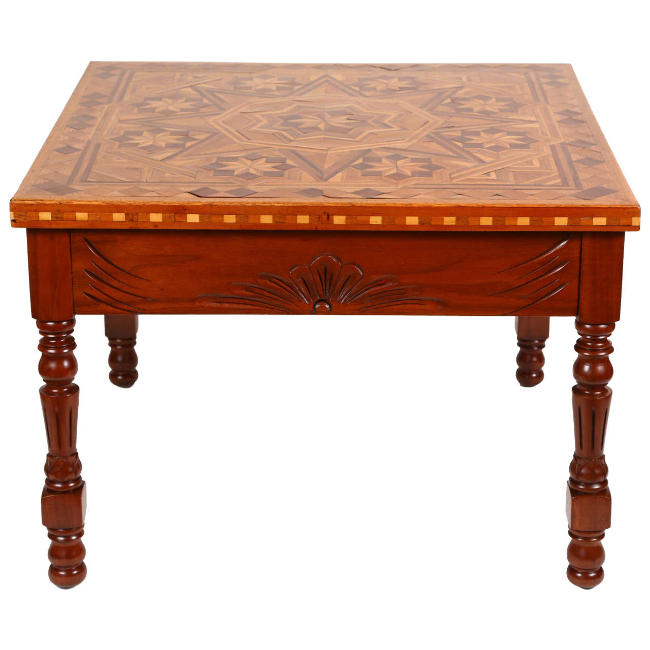 Inlaid Wood Side Table At 1stdibs Inlaid Wood Side Table For