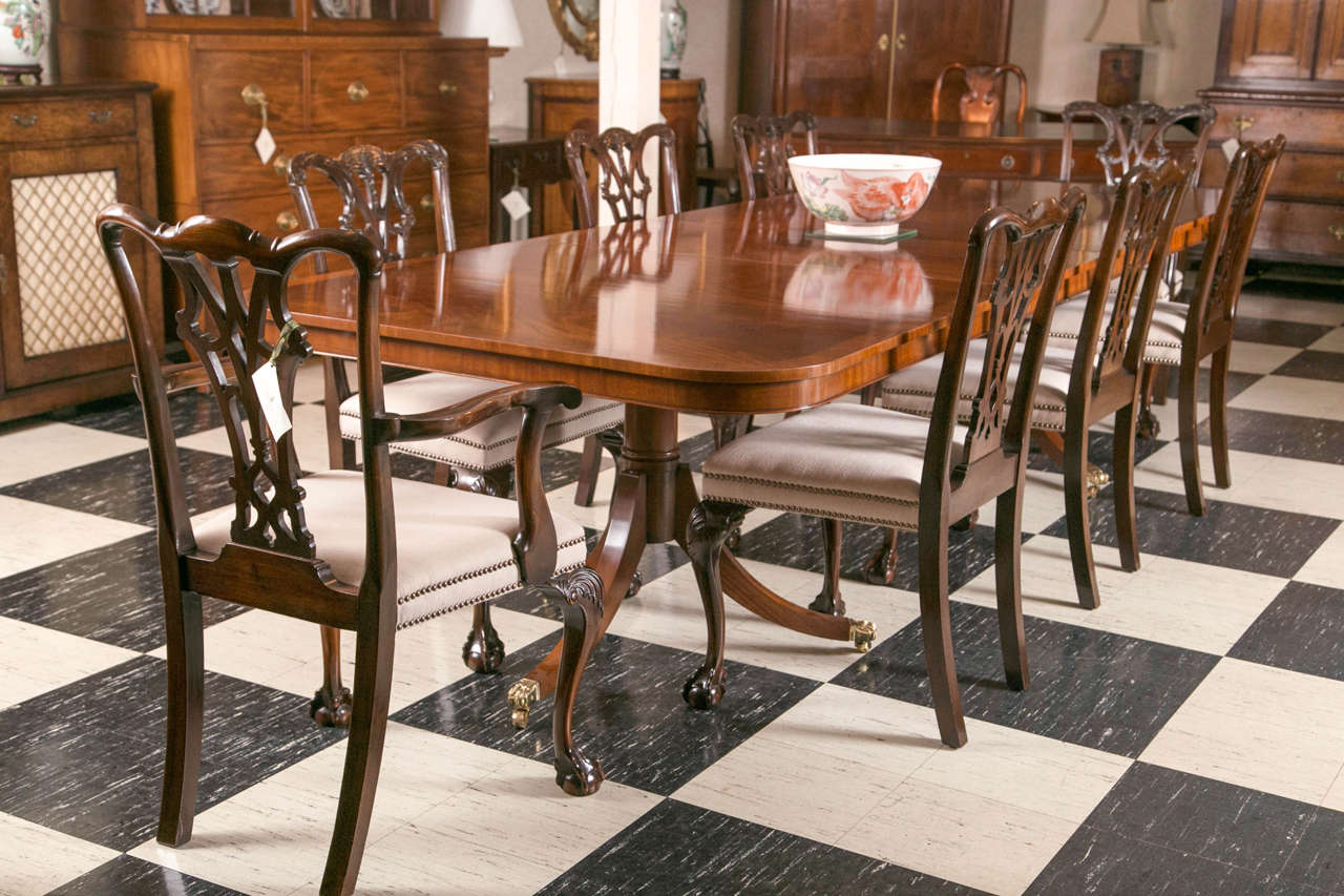 custom mahogany dining table