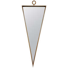 Giltwood Triangle Mirror after Tommi Parzinger