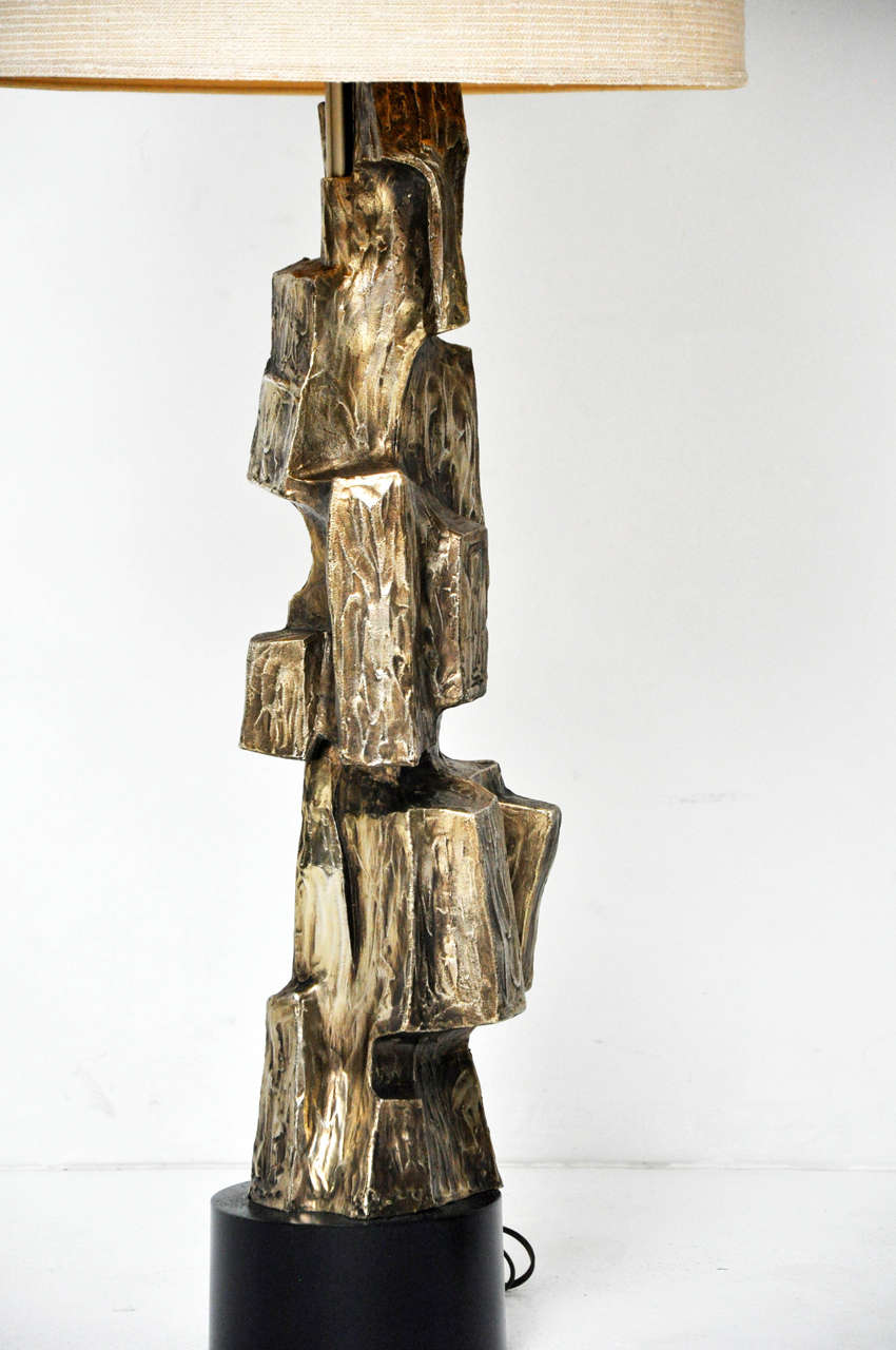 Mid-Century Modern Brutalist Laurel Lamps by Maurizio Tempestini