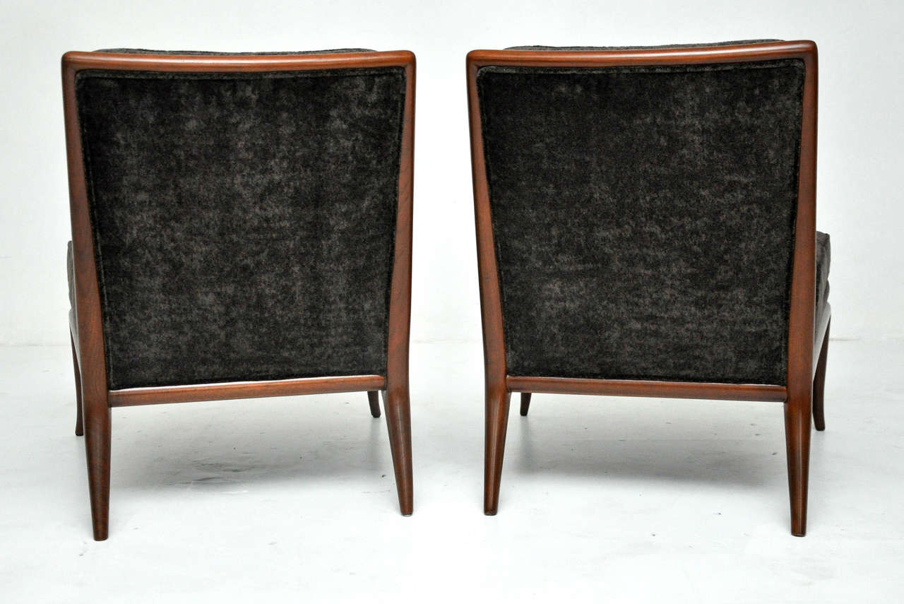 Mid-20th Century T.H. Robsjohn-Gibbings Slipper Chairs