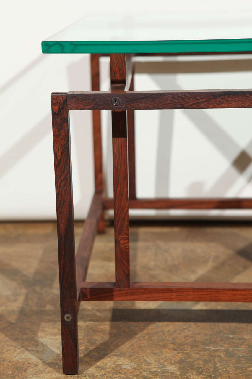Danish Rosewood Side Table by Henning Norgaard
