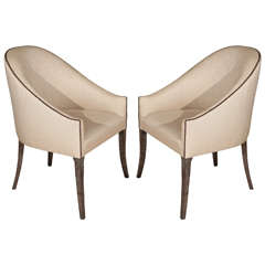Pair of Spoon Back Occasional Chairs 10