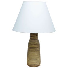 Green and Brown Ceramic Table Lamp by Design Technics