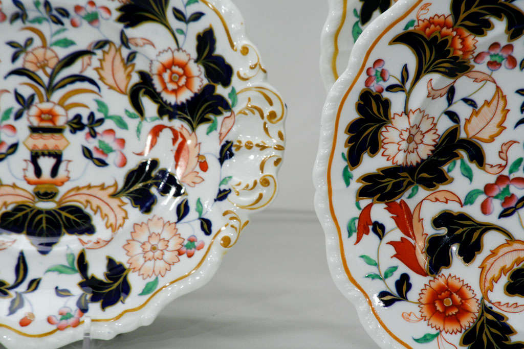 Paste 19th C English Hand Painted 