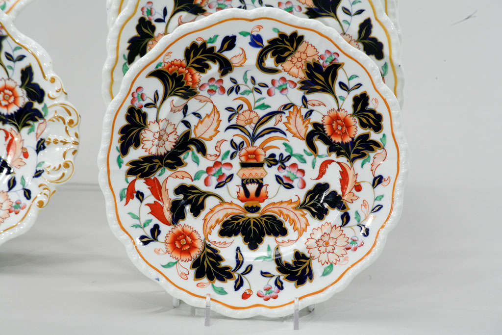 19th C English Hand Painted 