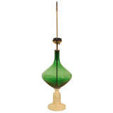 Vintage Murano Lamp with Alabaster Base