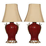 Pair of Antique French Lamps