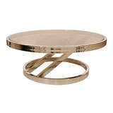 Chrome Cantilevered Coffee Table