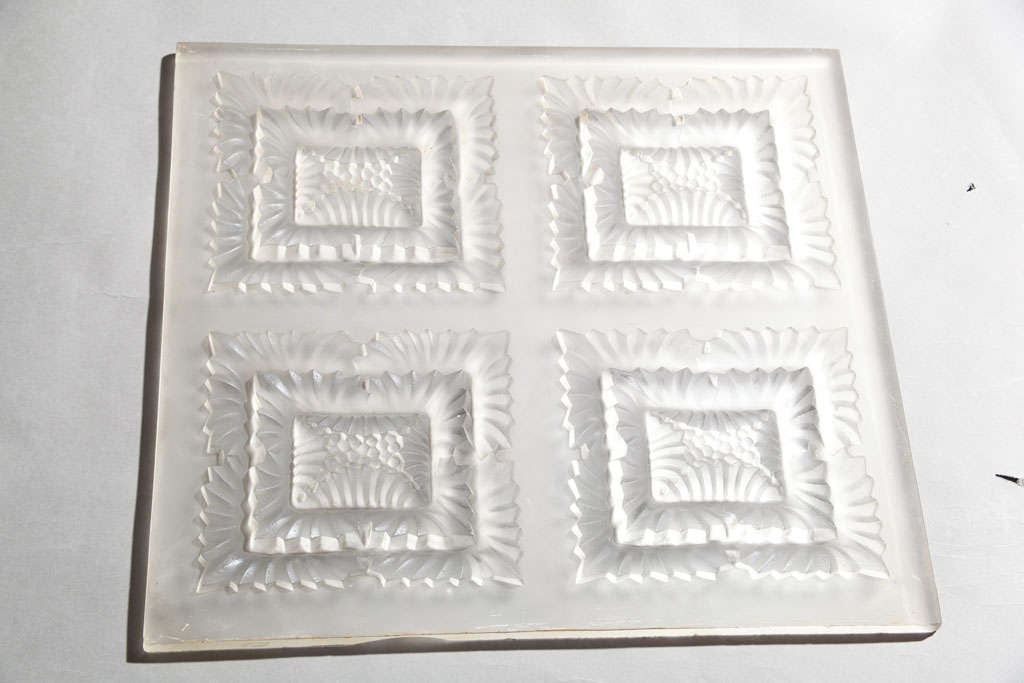 Art Deco R. Lalique Architectural Panels from the Oviatt Building For Sale