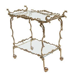 Brass Bar Cart