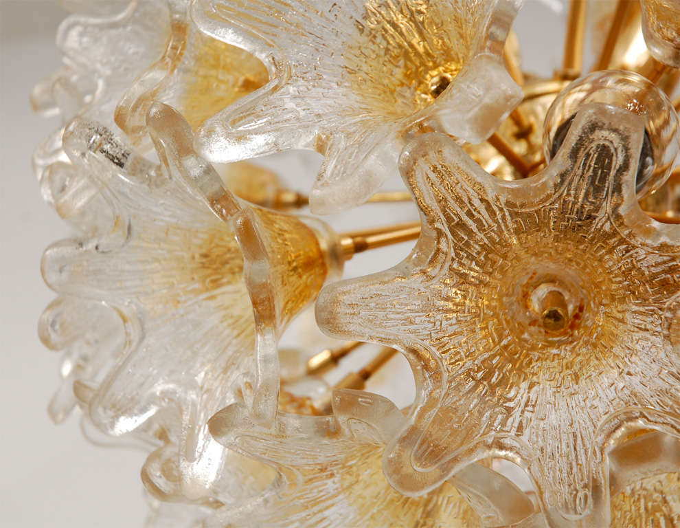 Murano Glass Flower Sputnik 3