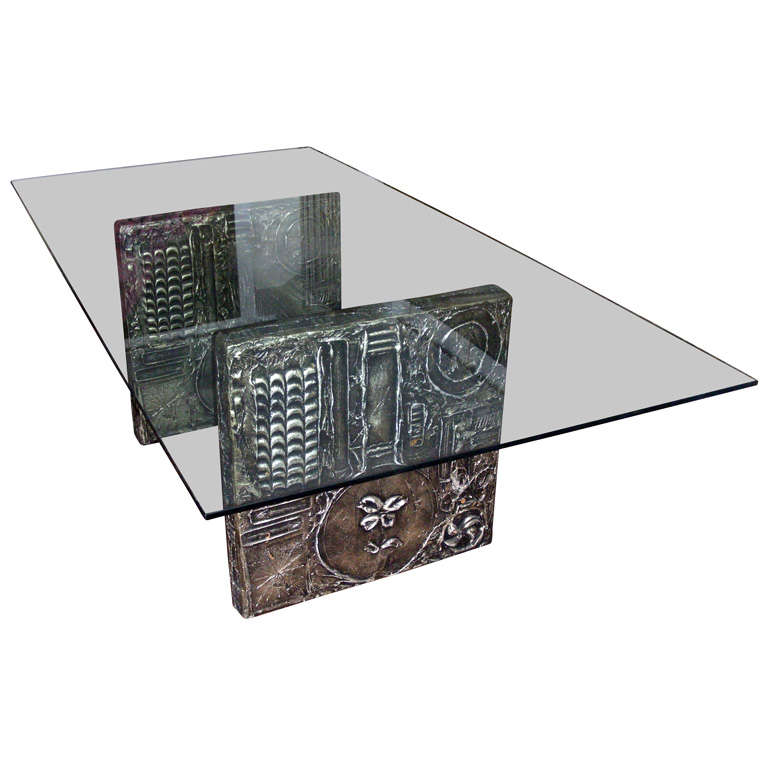Brutal style Dining table 115x230 cm (90.5 x 45.5 inches)  For Sale