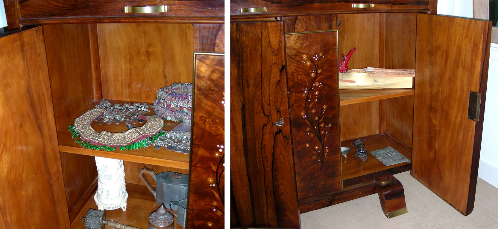 A Leleu Style   French  Cabinet  Bar For Sale 3