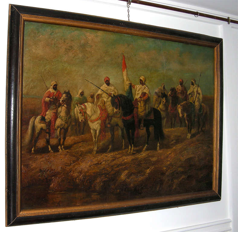 Orientalist Painting Circle   Of Adolph Schreyer