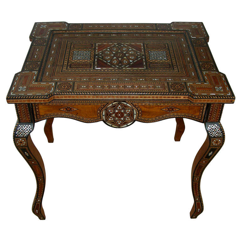 Syrian Centre Table - Desk For Sale
