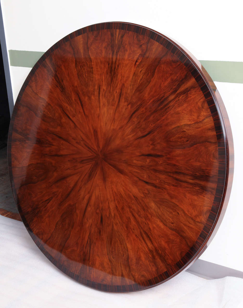 French Fabulous Art Deco Round Dining Table For Sale